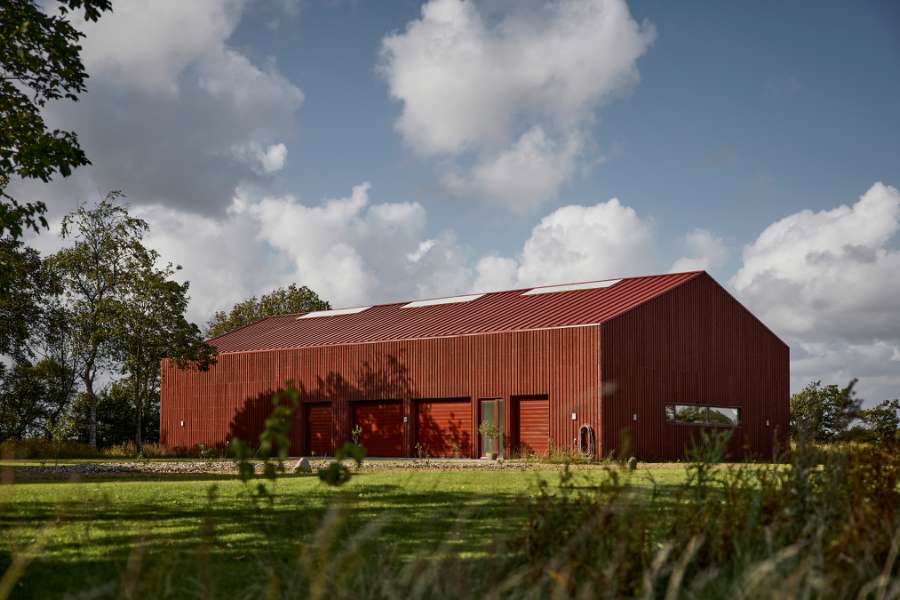 Ein Haus so rot, dass Snoopy davon „träumen“ würde,